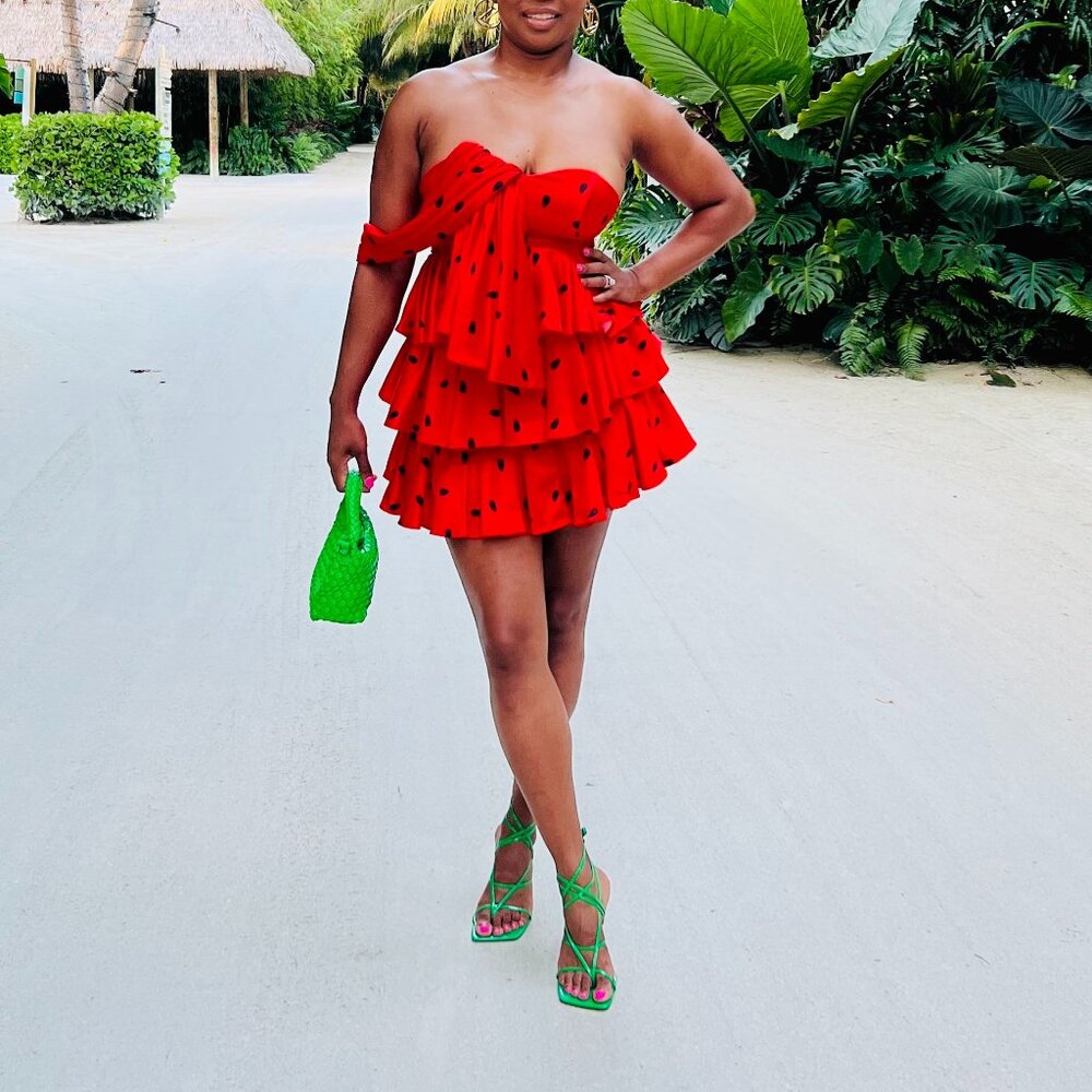 Vivianly Women's Strappy Lace Up Thong Heels